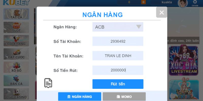 Những lưu ý anh em cần biết khi thực hiện rút tiền tại Kubet 
